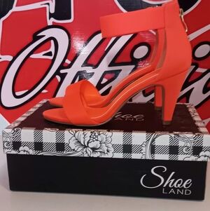 Vibrant Orange Heels
